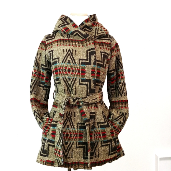 Mossimo Aztec Hooded Jacket 
